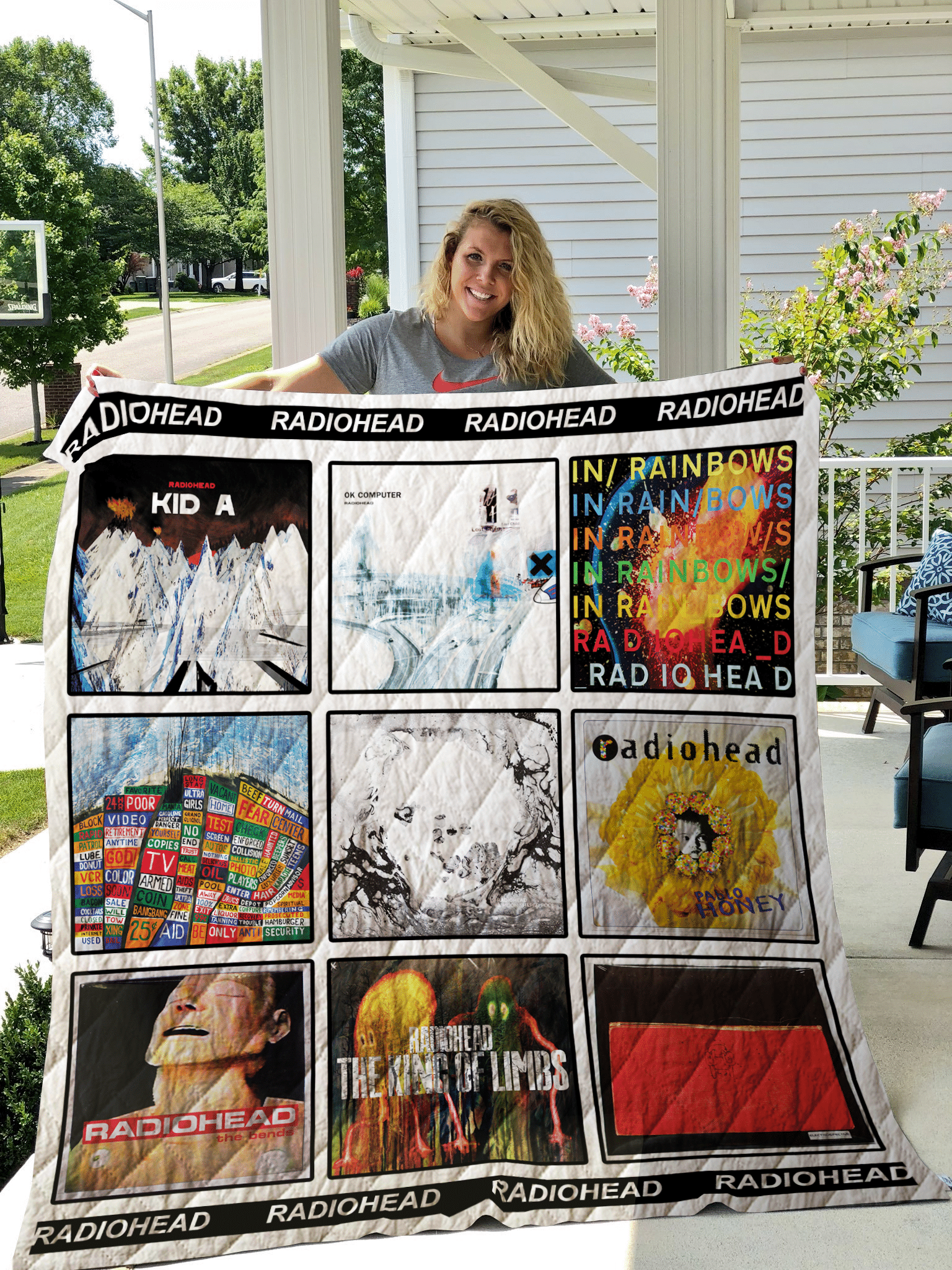 Radiohead Albums Quilt Blanket For Fans