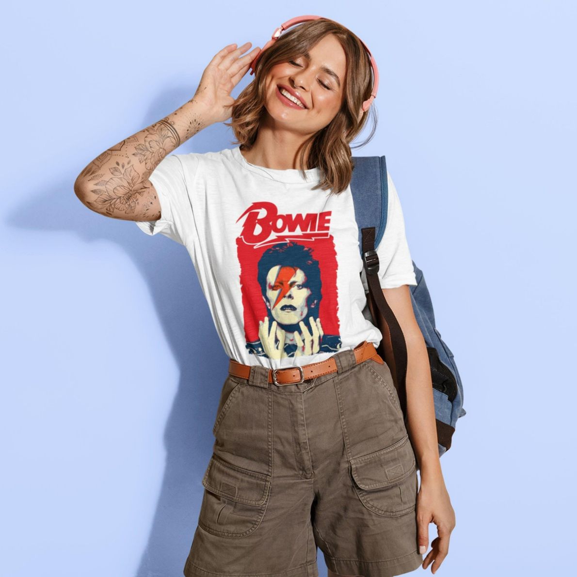 Rebel Rebel Pop Art David Bowie Inspired T-Shirt