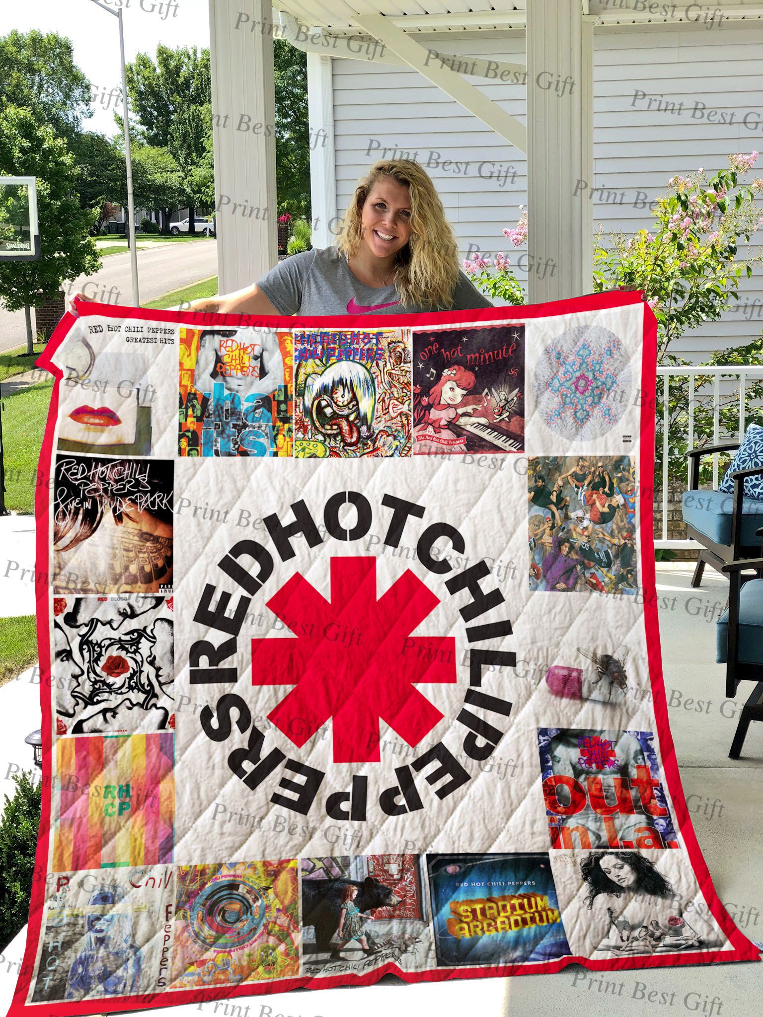 Red Hot Chili Peppers Albums Cover Poster Quilt Blanket