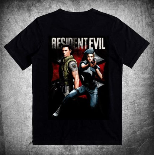 Resident Evil Chris  Jill Valentine Classic Unisex T-Shirt
