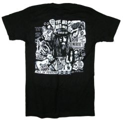 Rob Zombie Hellbilly Head Black T Shirt