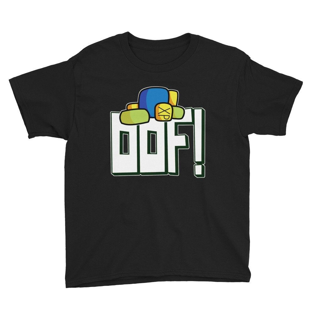 Roblox OOF Meme Internet Slang Funny Quote Gift For Gamers Youth Short Sleeve T-Shirt