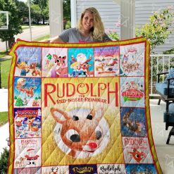 Rudolph The Red-Nosed Reindeer Quilt Blanket