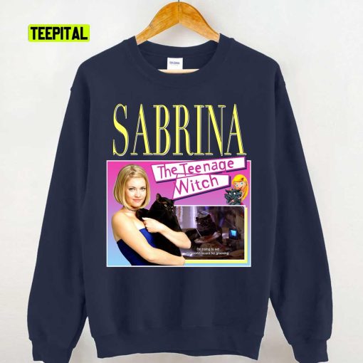 Sabrina The Nage Witch Vintage Bootleg 90s Unisex Sweatshirt