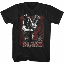 Slash Guns N Roses Two In One Black Adult T Shirt