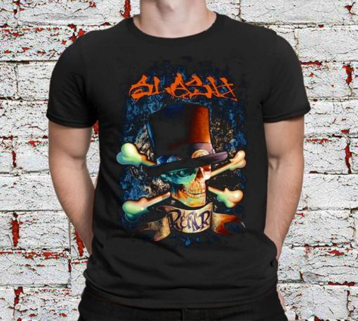 Slash – Rojo Letras Sombrero de copa calavera playera  T Shirt  Sweatshirt  Hoodie  Unique modern unisex t shirt