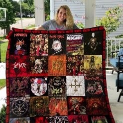 Slayer Albums Cover Poster Quilt Blanket Ver 2