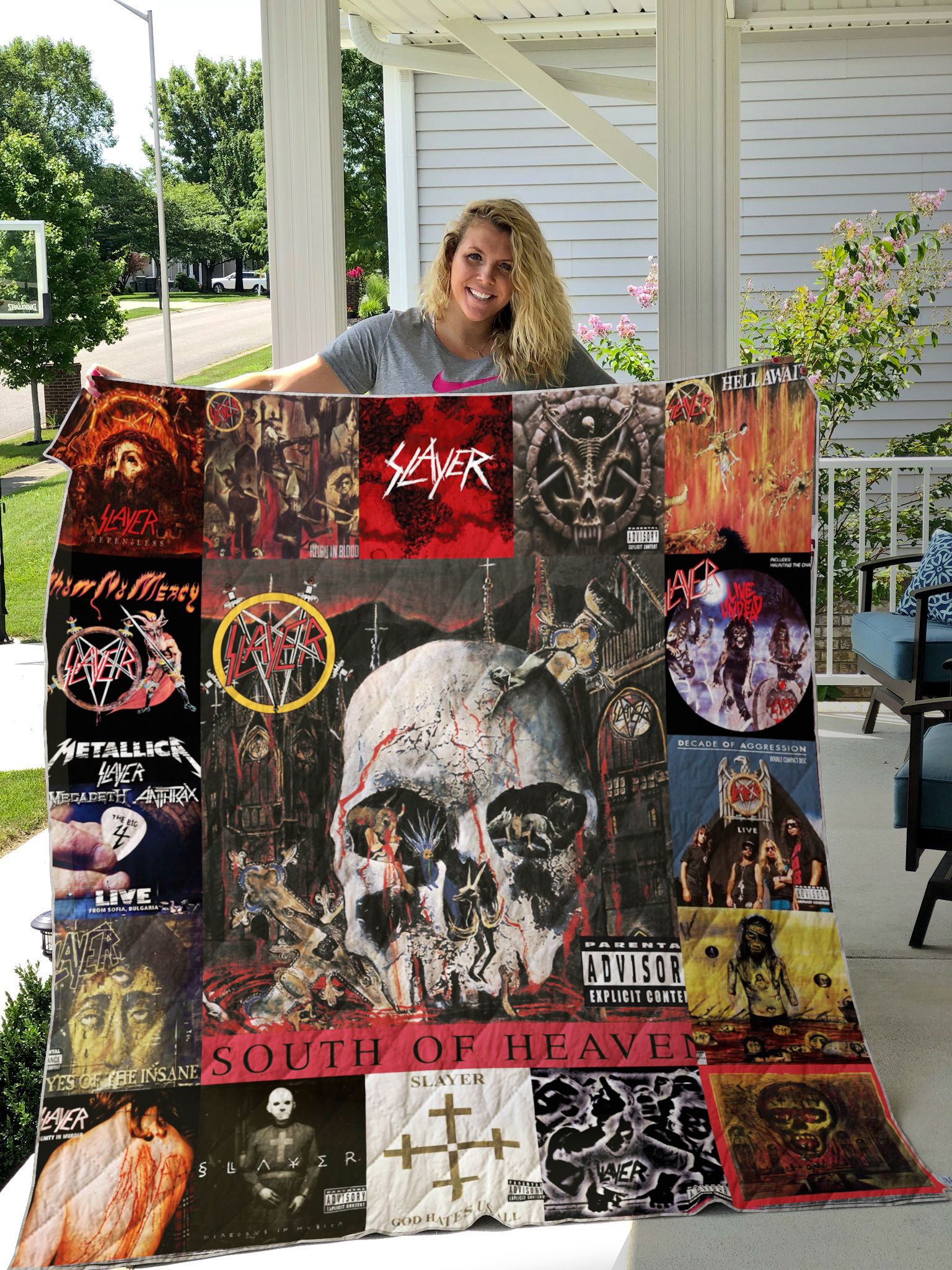 Slayer Albums Quilt Blanket For Fans Ver 17