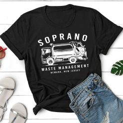 Soprano Waste Management Premuim Fit Newark New Jersey Shirt