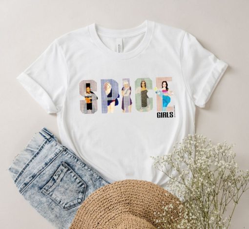 Spice Girls Album Vintage Girl Logo Tee Shirt