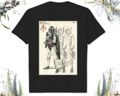 Star Wars Boba Fett Bounty Hunter Mandalorian Poster Unisex Adult Shirt