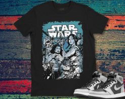Star Wars The Force The Mandalorian Retro Vintage Unisex Gift T-Shirt