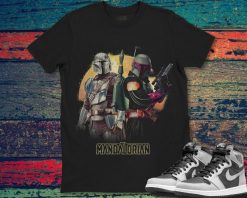 Star Wars The Mandalorian  Boba Fett Team Up Unisex Gift T-Shirt
