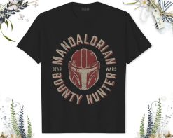 Star Wars The Mandalorian Bounty Hunter Wrap Around Logo Unisex Adult Shirt