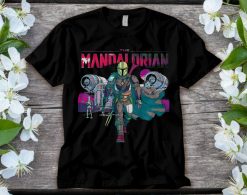 Star Wars The Mandalorian IG-88 Neon Poster T-Shirt