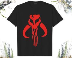 Star Wars The Mandalorian Skull Logo Unisex Adult Shirt