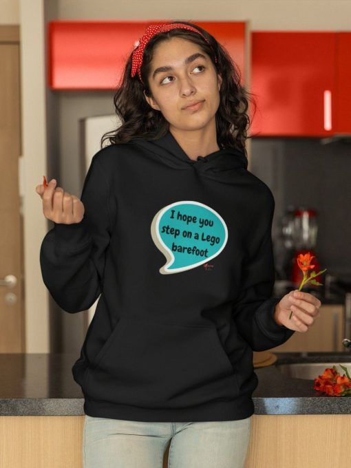 Step On A Lego Speech Bubble Pullover Hoodie