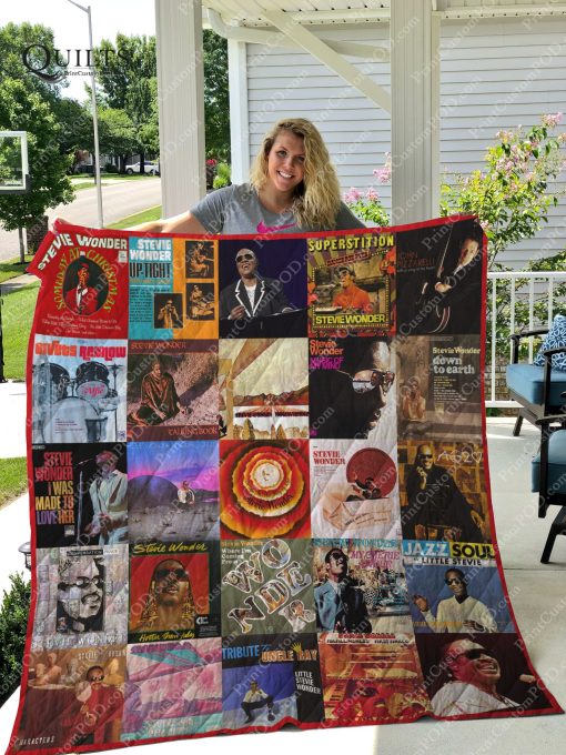 Stevie Wonder Albums Quilt Blanket For Fans Ver 25