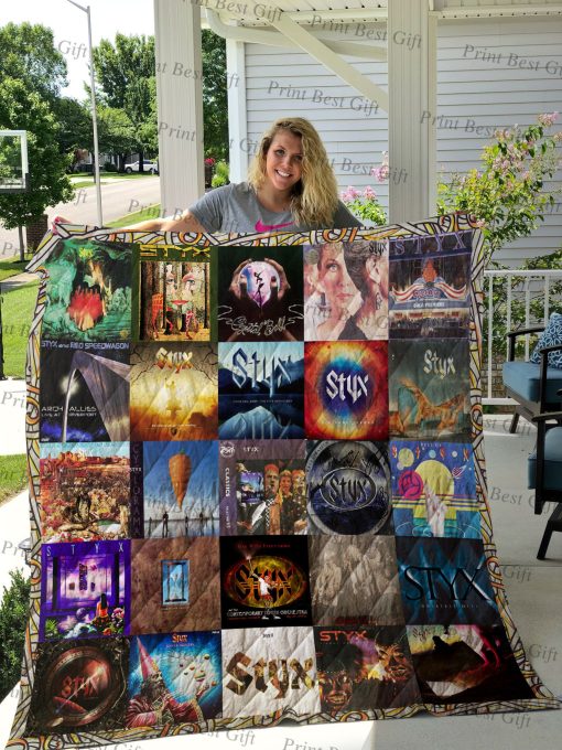 Styx Albums Cover Poster Quilt Blanket Ver 2