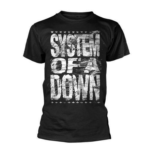 SYSTEM OF A Down Distressed Logo Shirt