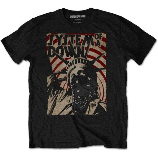 System Of A Down Unisex Tee Liberty Bandit Shirt