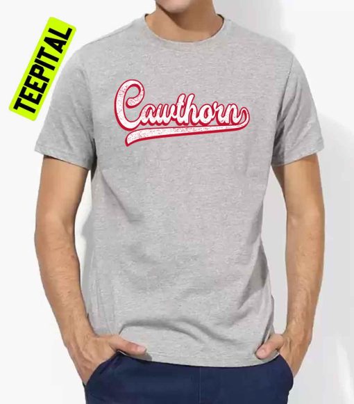 Team Cawthorn Vintage Baseball David Madison Cawthorn Superhero Unisex T-Shirt