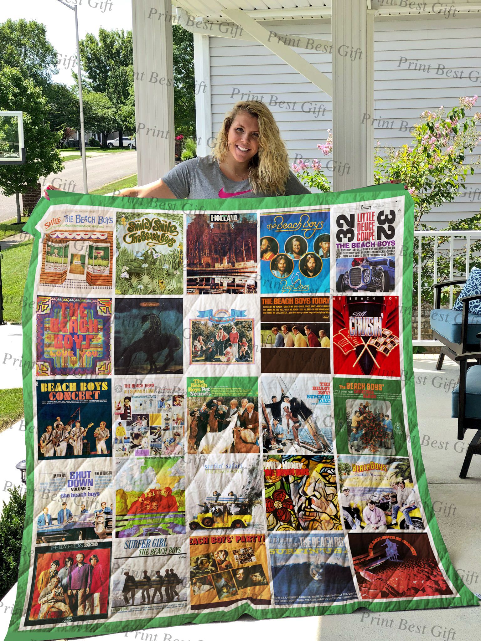The Beach Boys Albums Cover Poster Quilt Blanket Ver 2