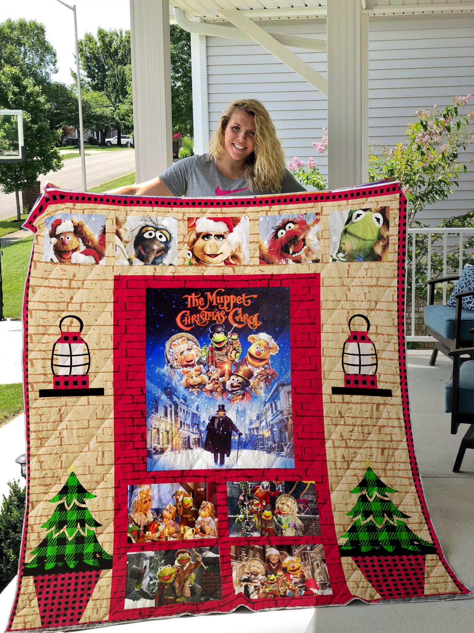 The Muppet Christmas Carol Quilt Blanket
