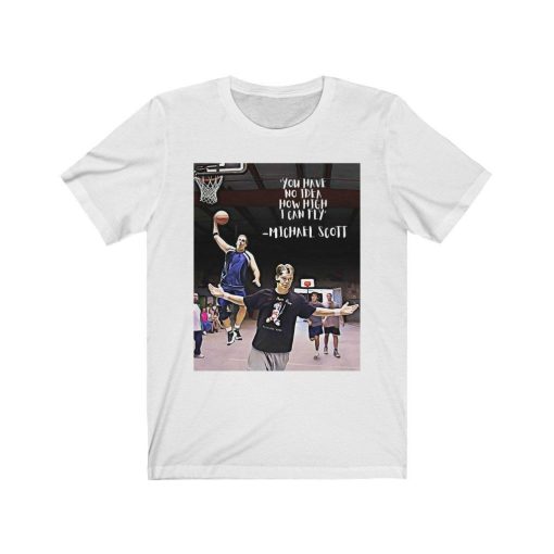 The Office Michael Scott Dwight Schrute Alley-oop Unisex Jersey Short Sleeve Tee Shirt