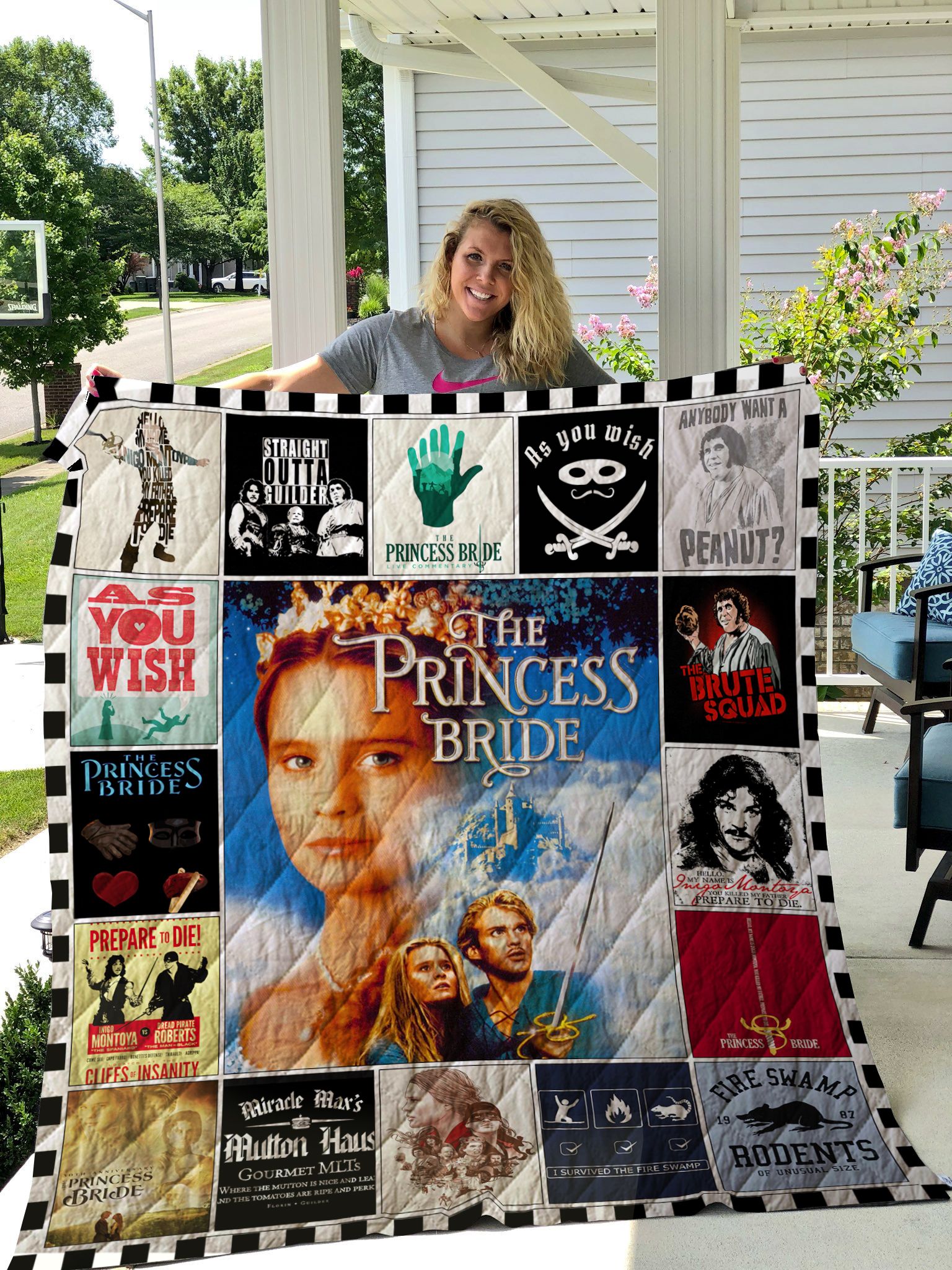 The Princess Bride Poster Quilt Blanket