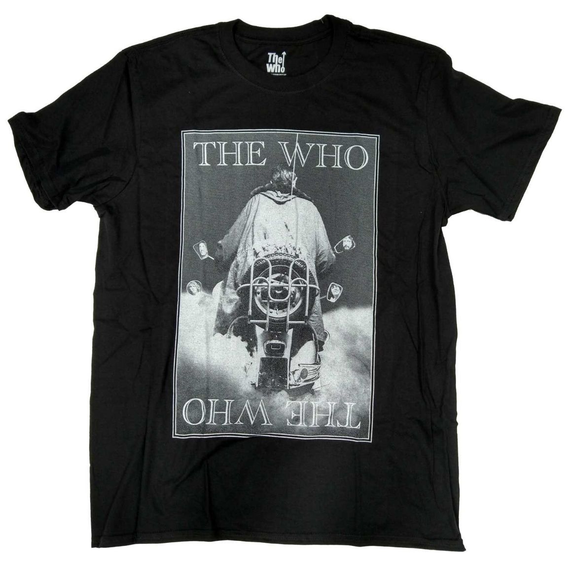 THE WHO T Shirt Quadrophenia Classic Band Logo new official mens black 