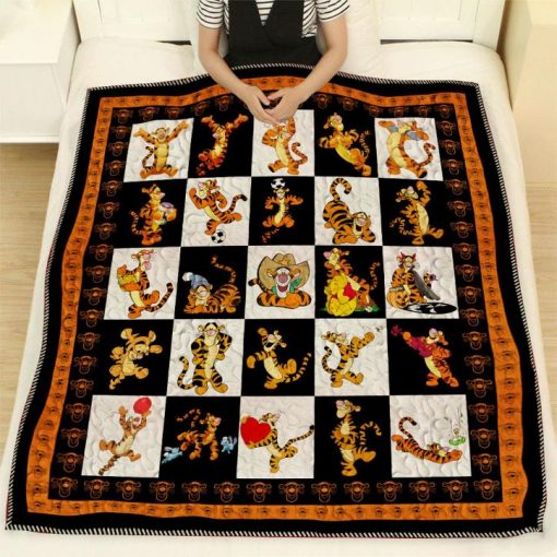 Tigger Winnie The Pooh Quilt Blanket For Fans