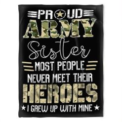 To My Sister Blanket Never Meet Their Heroes For Sister Family