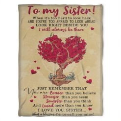 To My Sister Fleece Blanket Loved More Than You Know I Love You Sister For Bestie For Family For Friend Sofa