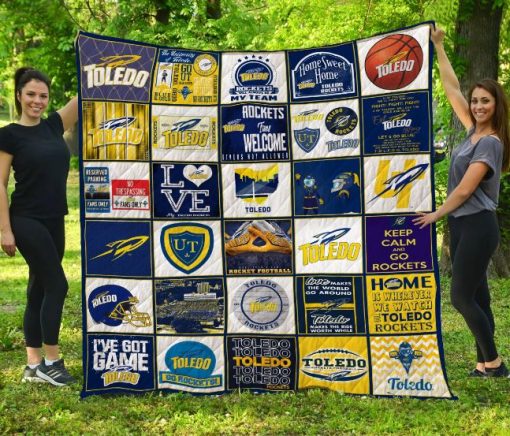 Toledo Rockets Tr Quilt Blanket