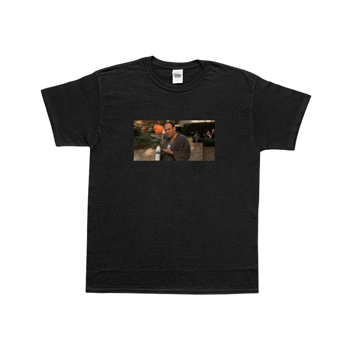 Tony Soprano Inspired Premium Box Print Graphic Tee Shirt