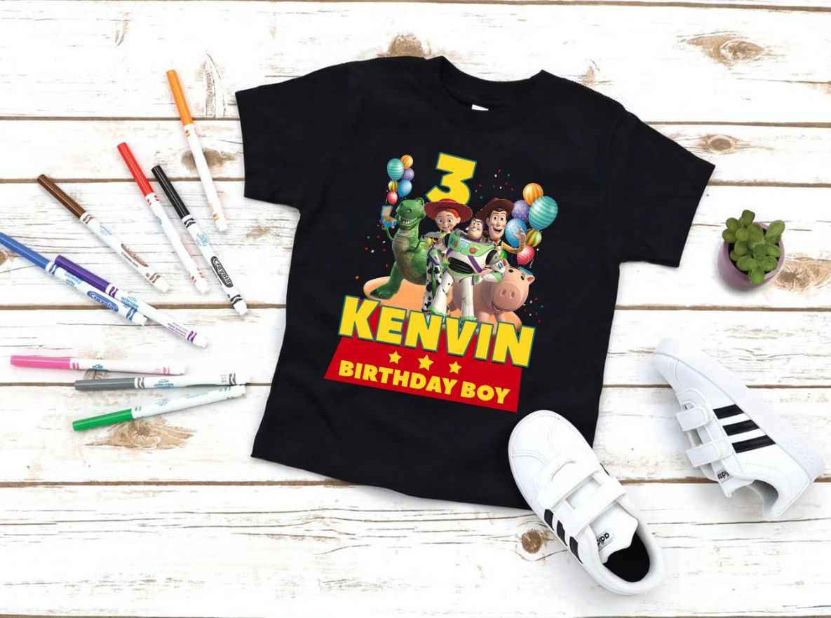 Toy Story Custom Name Age Birthday Shirt – Teepital – Everyday New  Aesthetic Designs