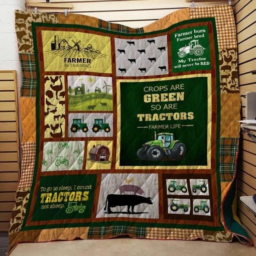 Tractor Farmer Quilt V3 On Sale!