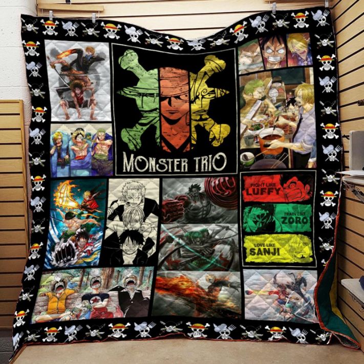 Trio One Piece Quilt For Fans Anime