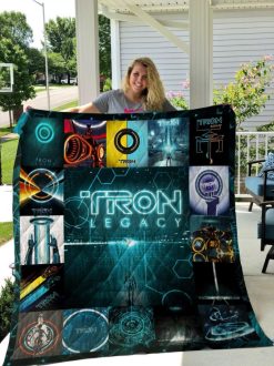 Tron Legacy 2010 Poster Quilt Blanket