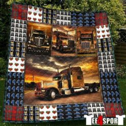 TRUCK DRIVER 3D Quilt Blanket