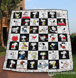 True Love Snoopy Quilt Blanket Vq06