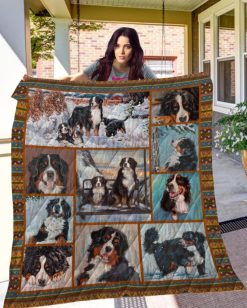 Ttl Dog Bernese Mountain Dogs Quilt