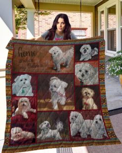 Ttl Dog Maltese Quilt