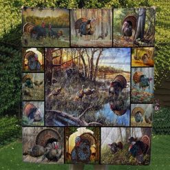 Turkey Animals 3D Quilt