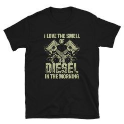 Two-Strokes-Motor-Piston-I-Love-The-Smell-Of-Diesel-In-The-Morning-Short-Sleeve-Unisex-T-Shirt