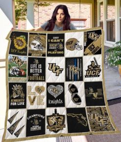 Ucf Knights Football Ucfk Quilt Blanket