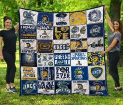 Unc Greensboro Spartans Uncgs Quilt Blanket