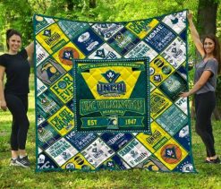 Unc Wilmington Seahawks Ws Quilt Blanket