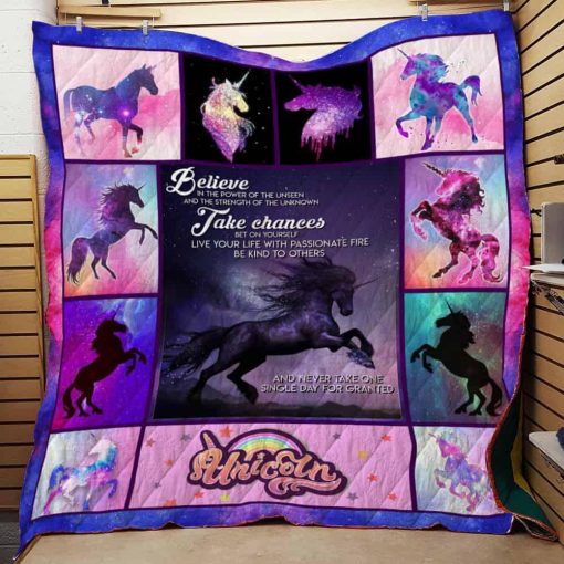 Unicorn Quilt Blanket Th182